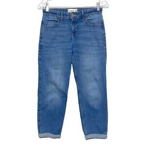 Abercrombie Kids Mid Rise Boyfriend Jeans Girl 13/14 Short Stretch Preppy Casual